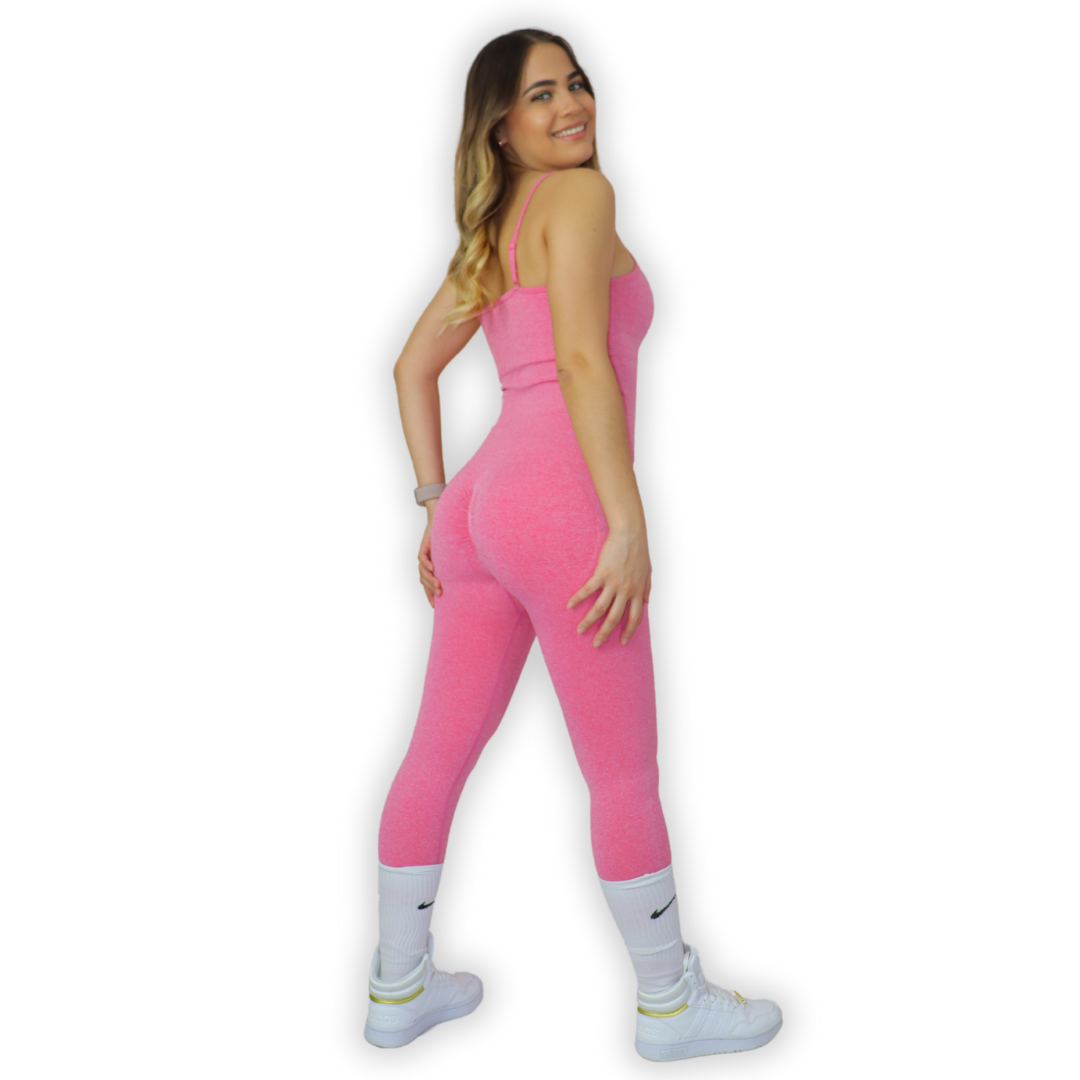 Jumpsuit body seamless - Rosa intenso