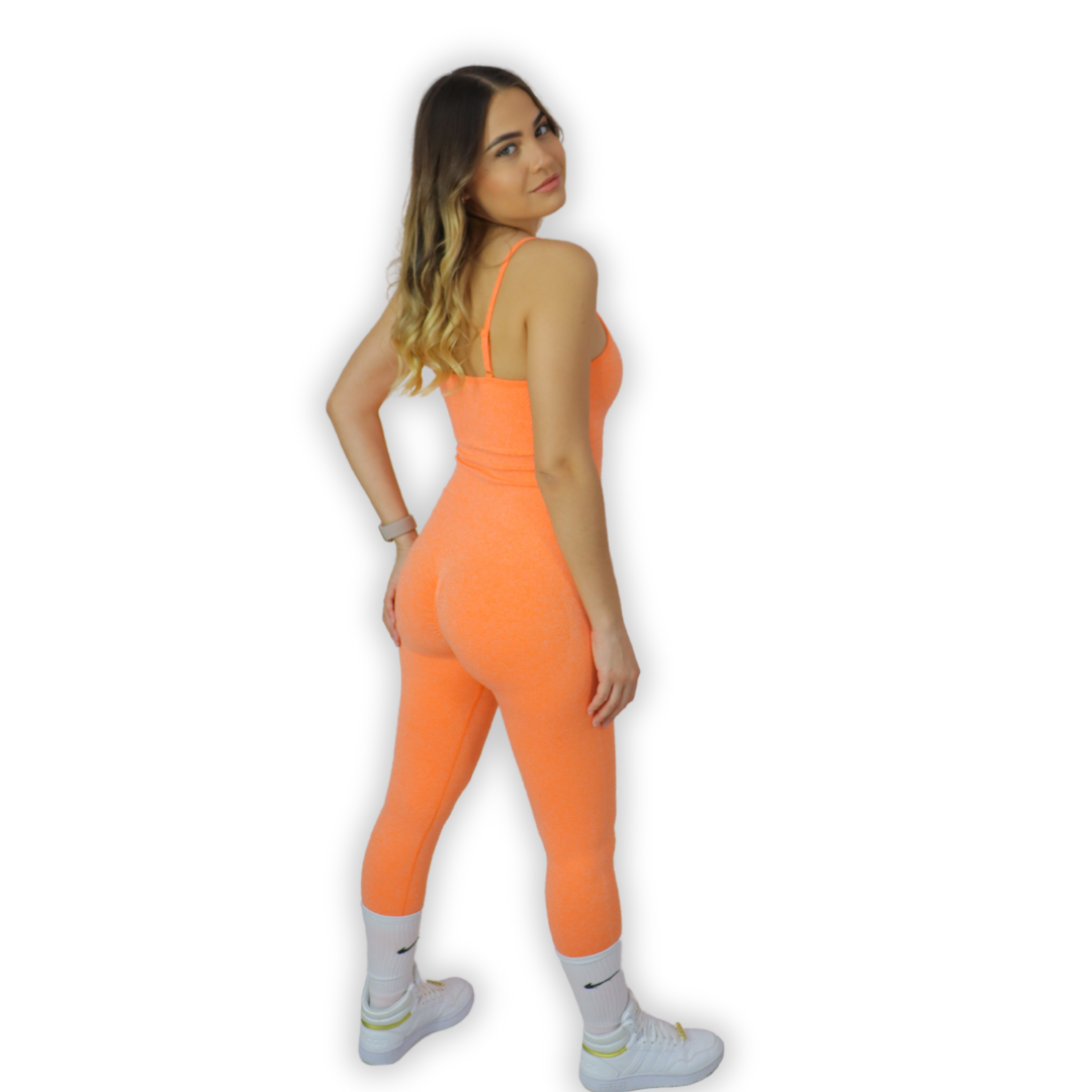 Jumpsuit body seamless - Naranja intenso