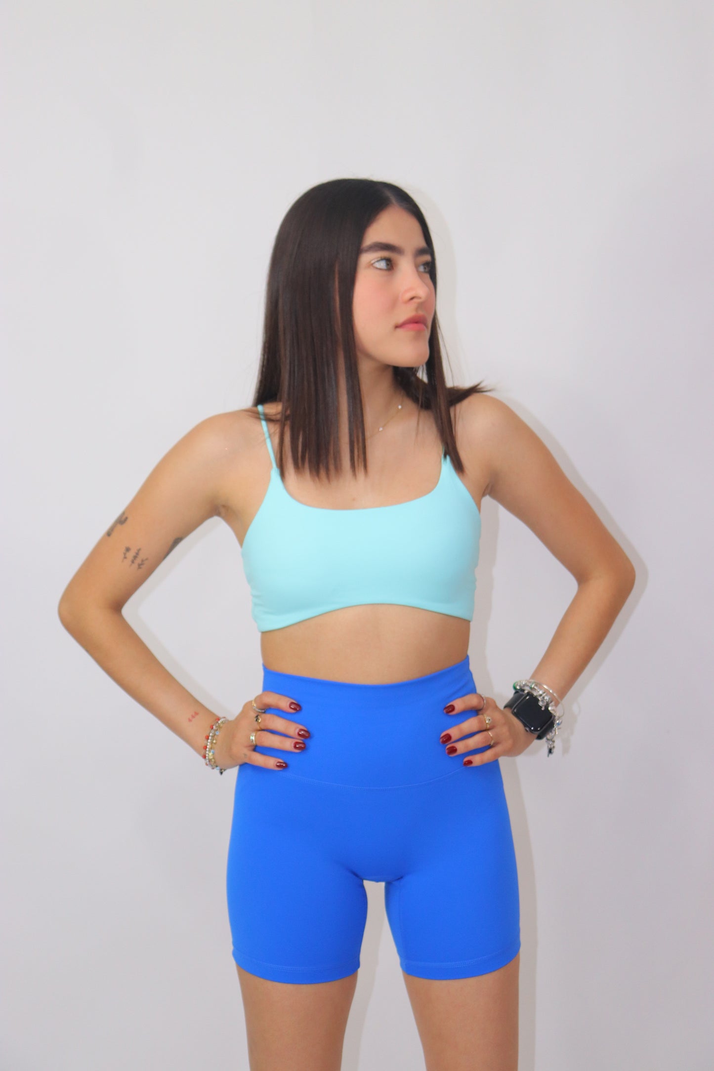 Top crystal Ball - cool Blue