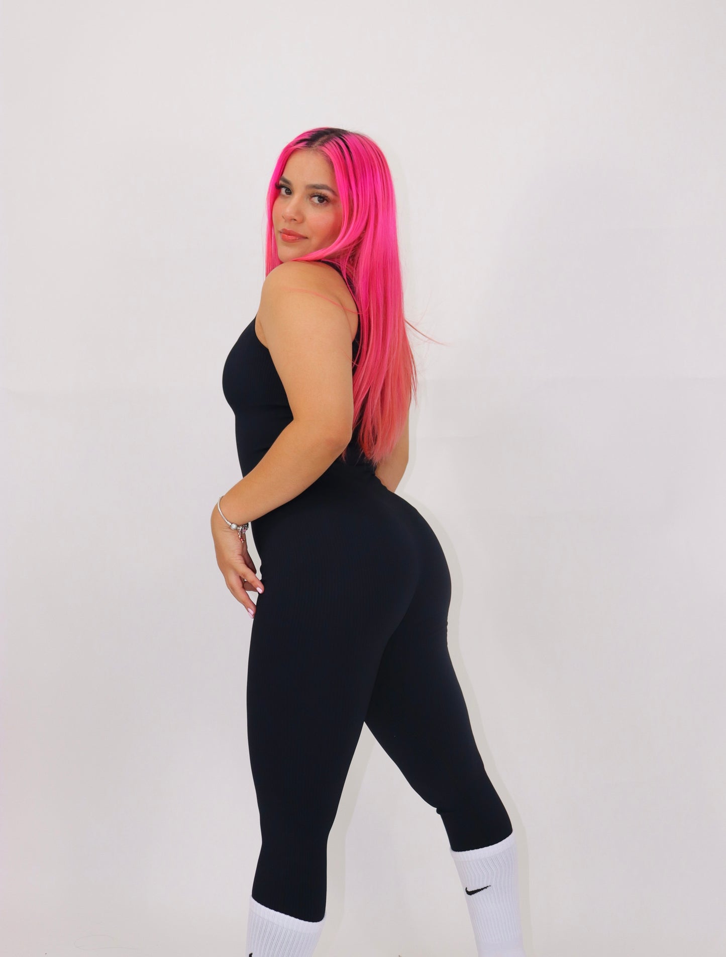 Jumsuit body seamless súper canale - Black