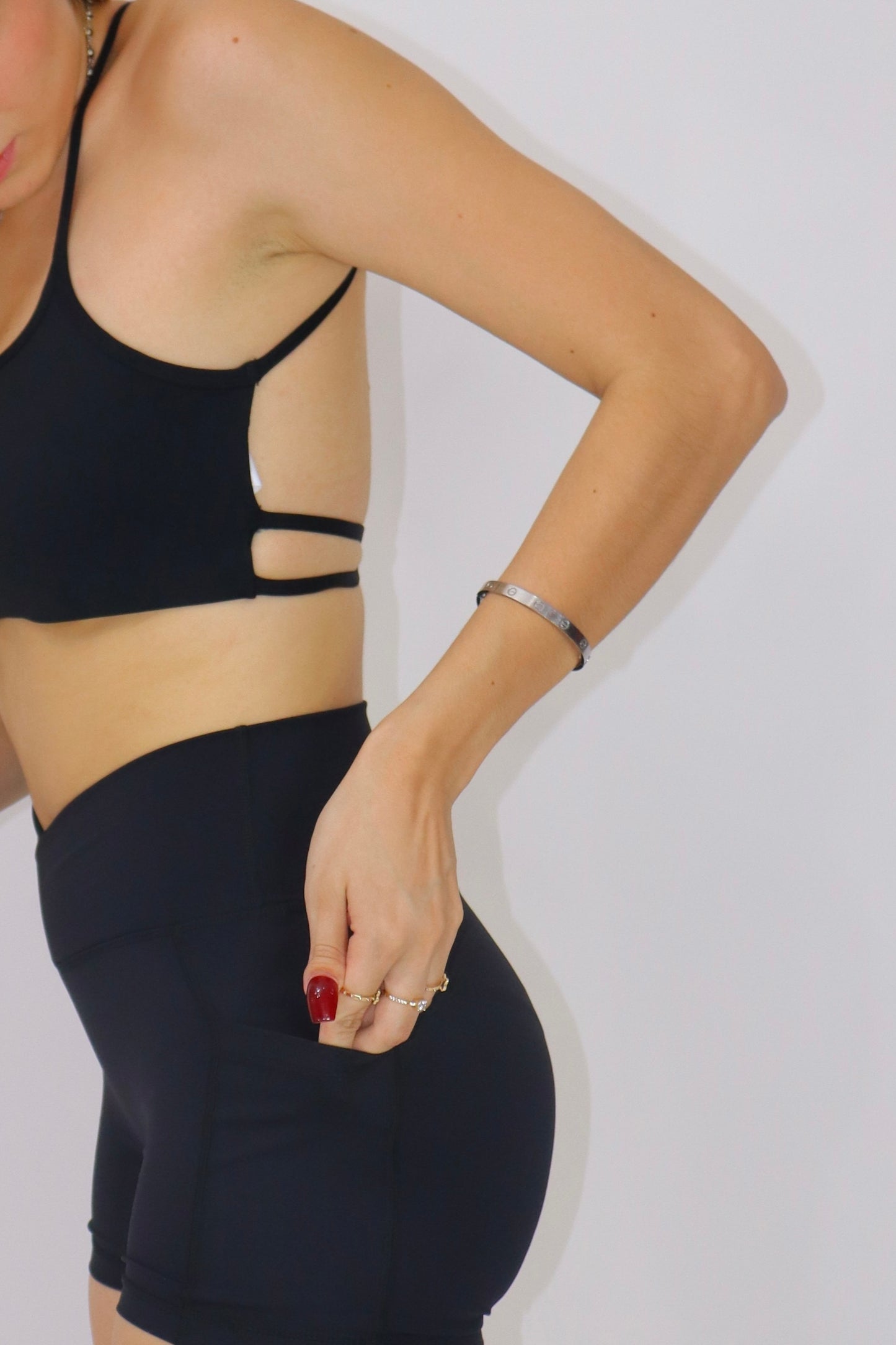 Amelia Set top & short - Negro