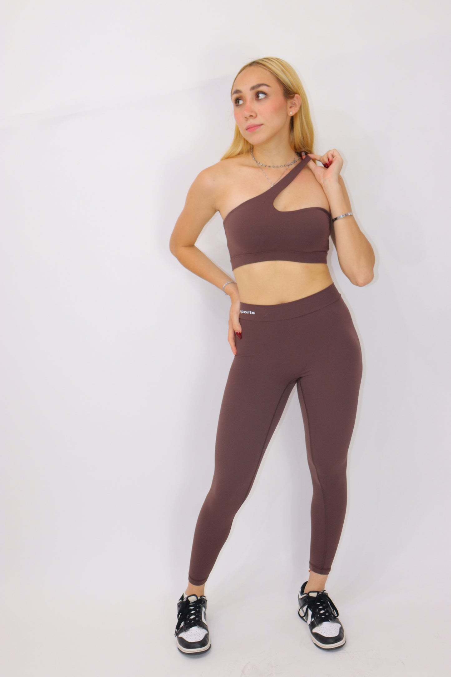 Leggins Mila Corte V - Brown
