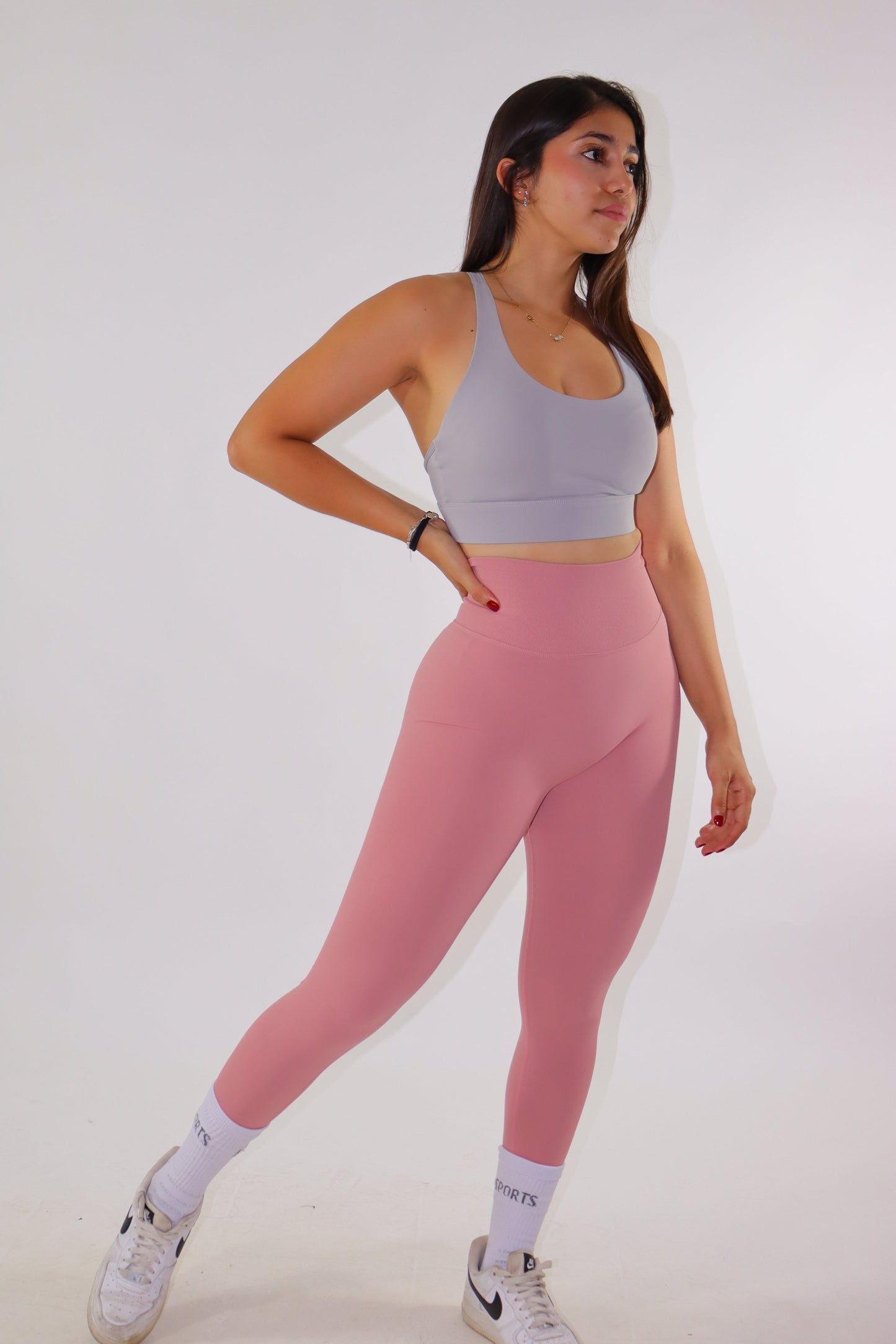 Leggins peach seamless - rosa nude