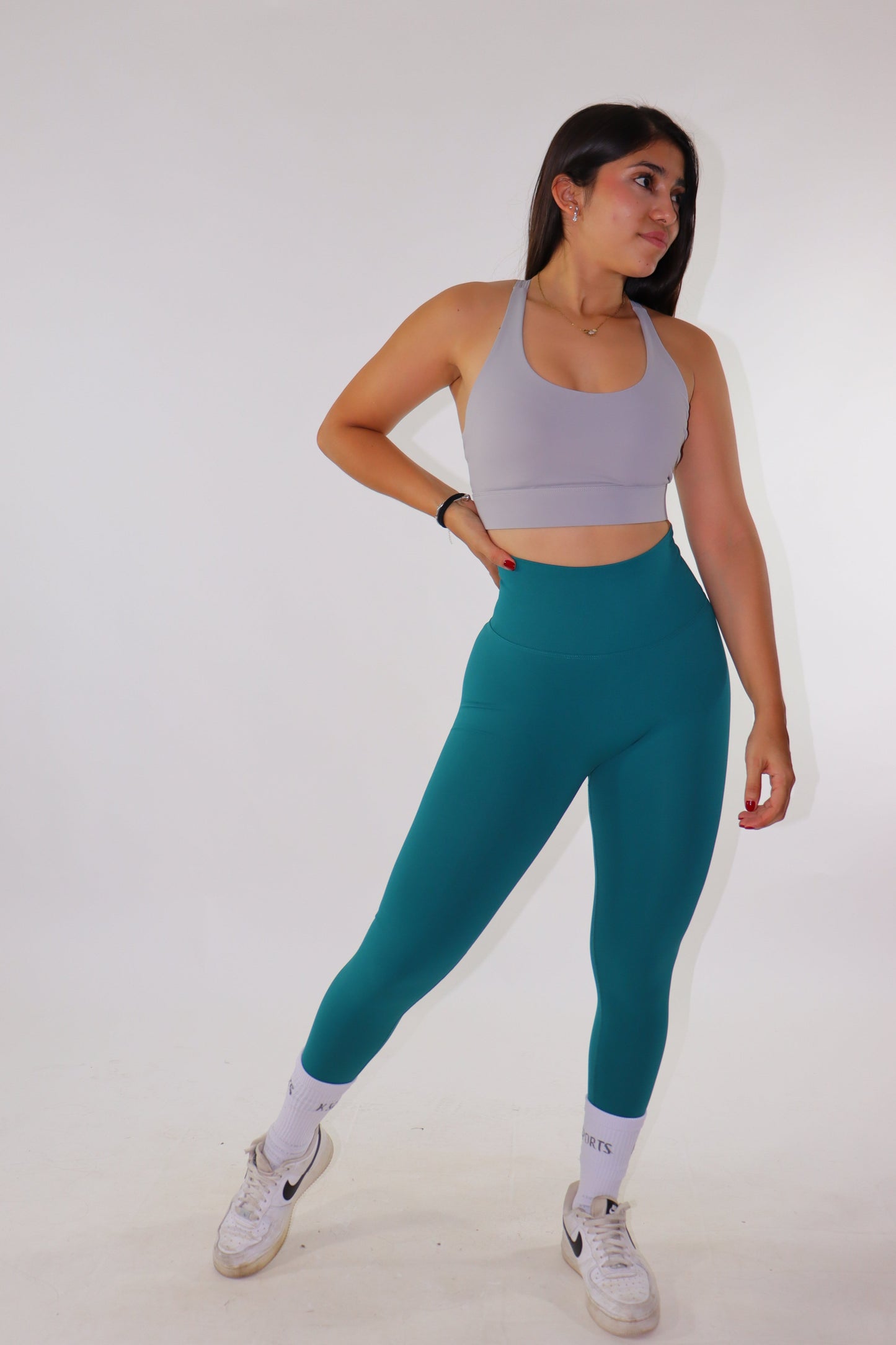 Leggins peach seamless - Verde esmeralda