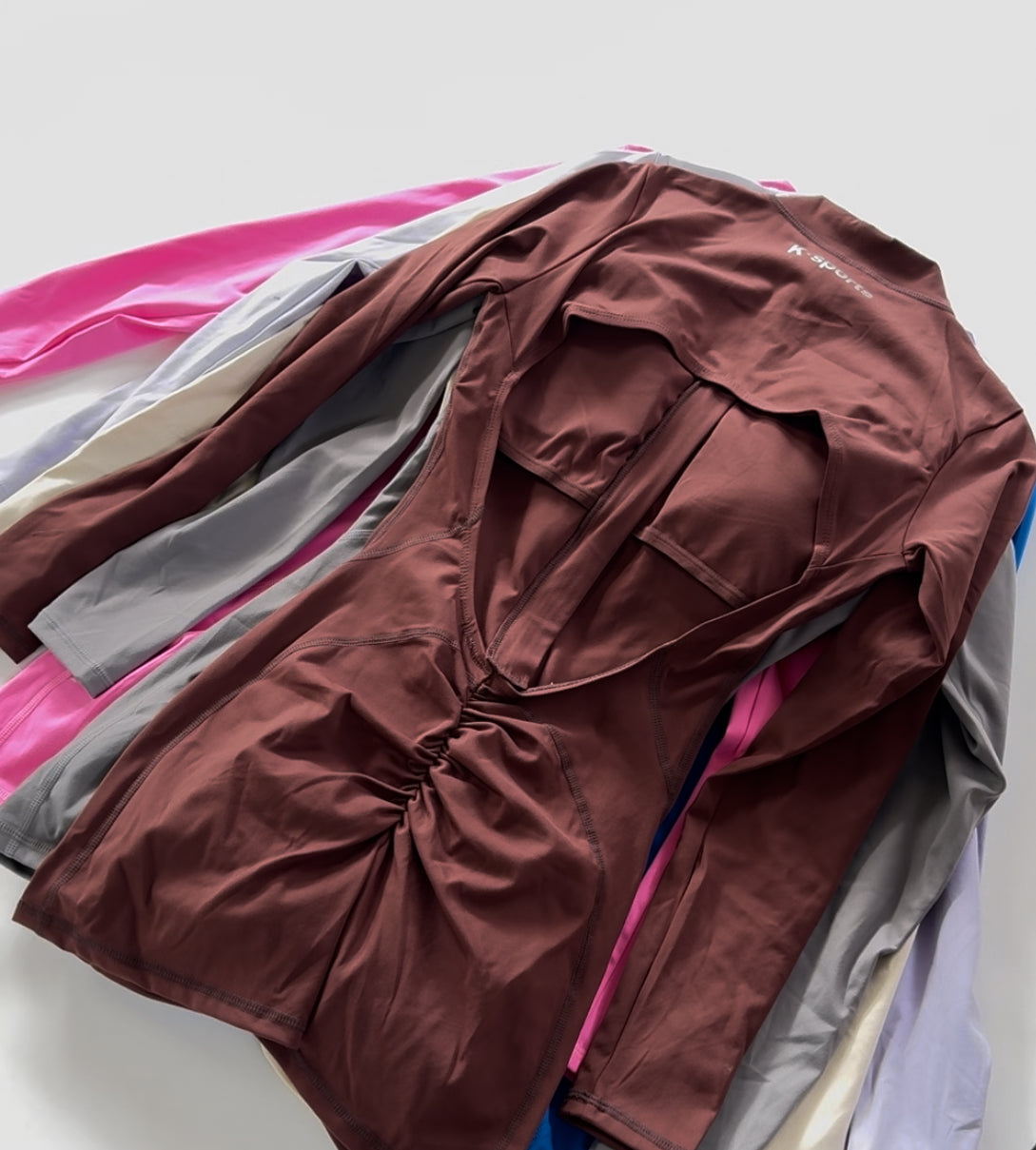 Jumpsuit Olimpic manga larga- Cafe