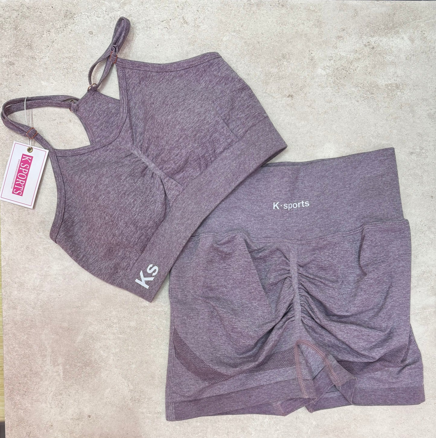 Conjuntos Pop en Short y top LILA