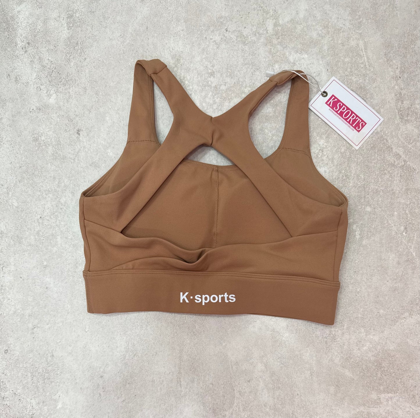 ACTIVEWEAR LULU TOP -BROWN