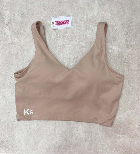 ACTIVEWEAR  YOGA TOP - NUDE