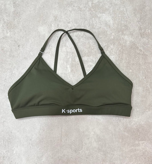 Top Olivia  Tirantes Cruzados 4 estilos- verde