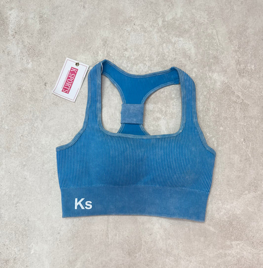 Top seamless Sweet- Azul