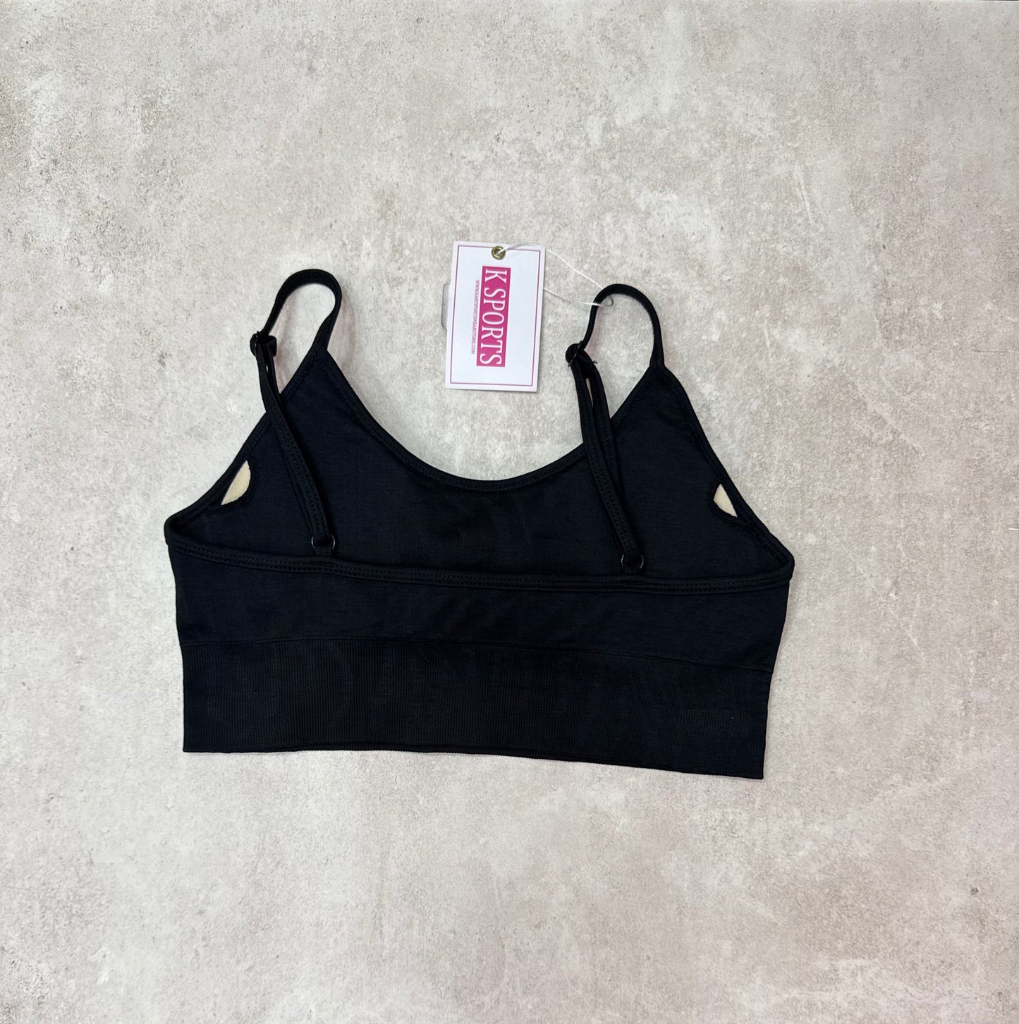 Top deportivo Track- Negro