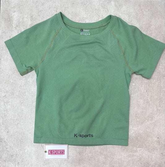 Blusa seamless corta