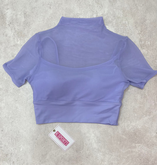 Blusa Valentina Manga corta - lila