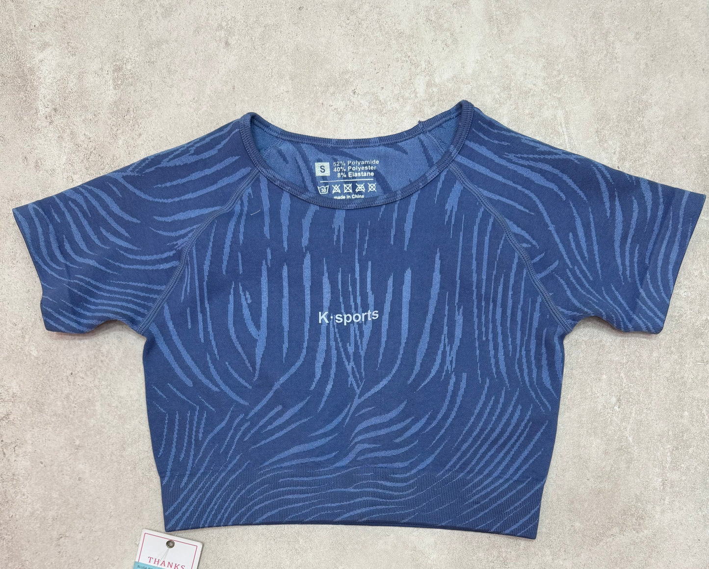 Blusa deportiva Track - Azul