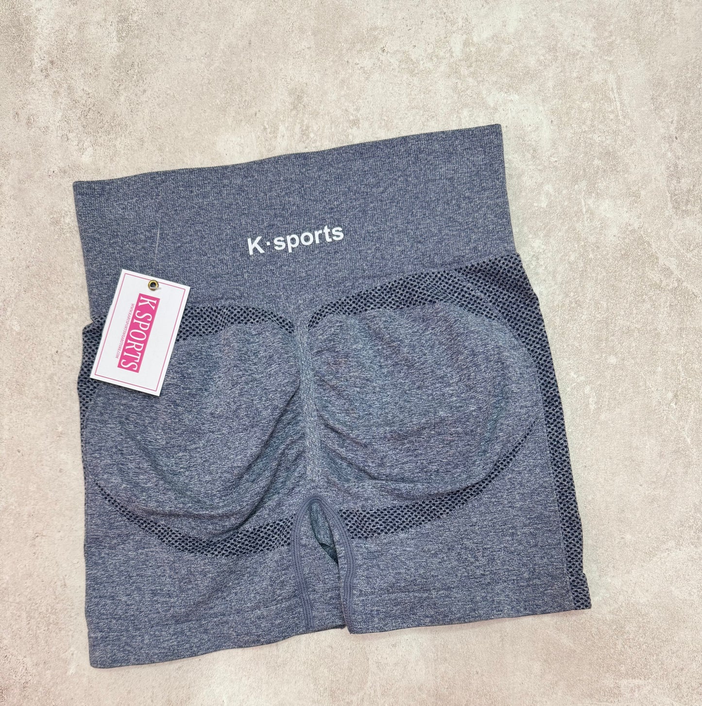 Shorts seamless Triple enfoque - Azul