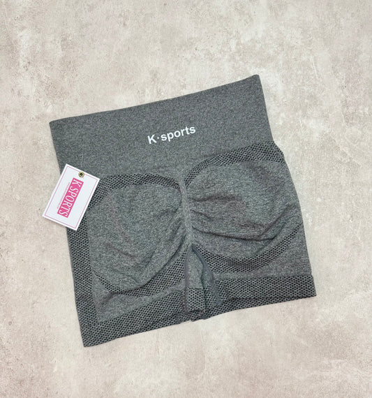 Shorts seamless Triple enfoque - Gris