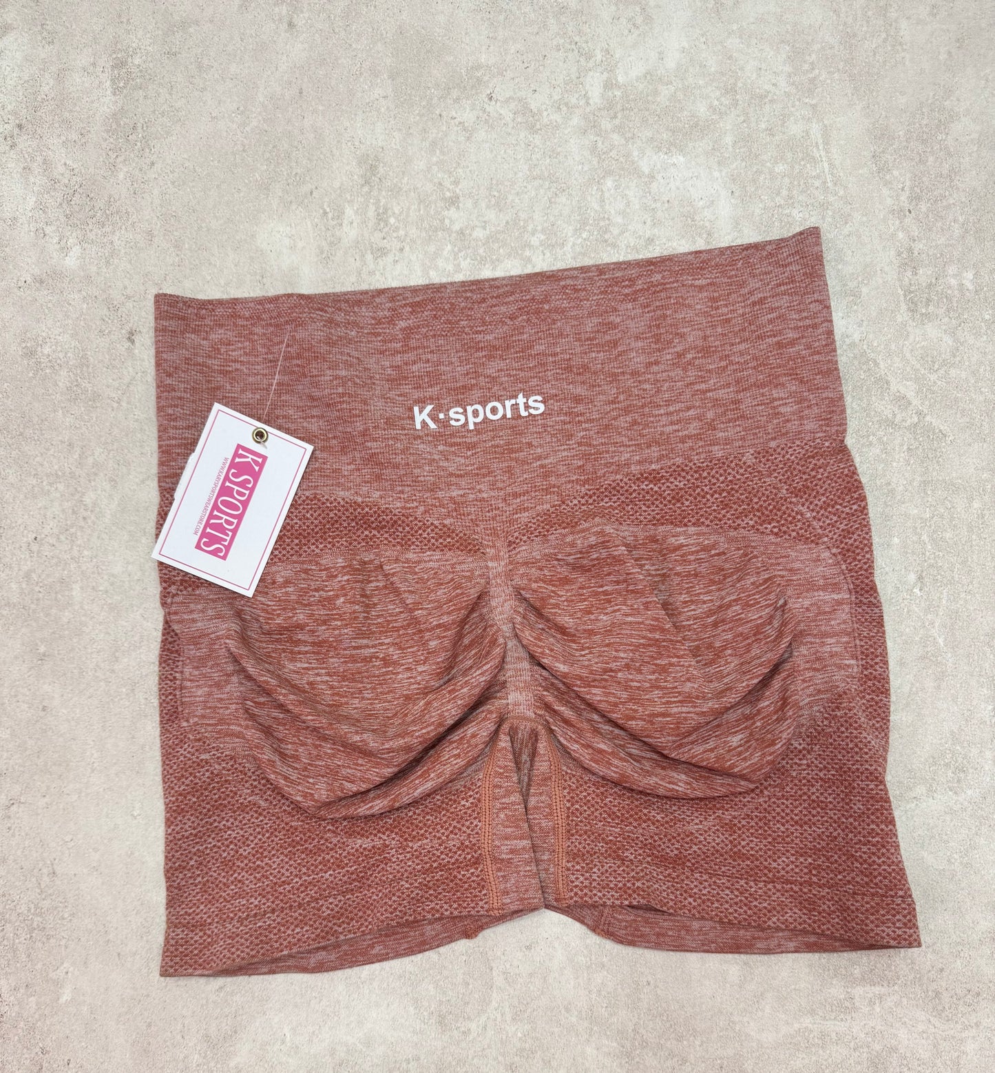 Shorts seamless Triple enfoque - Durazno