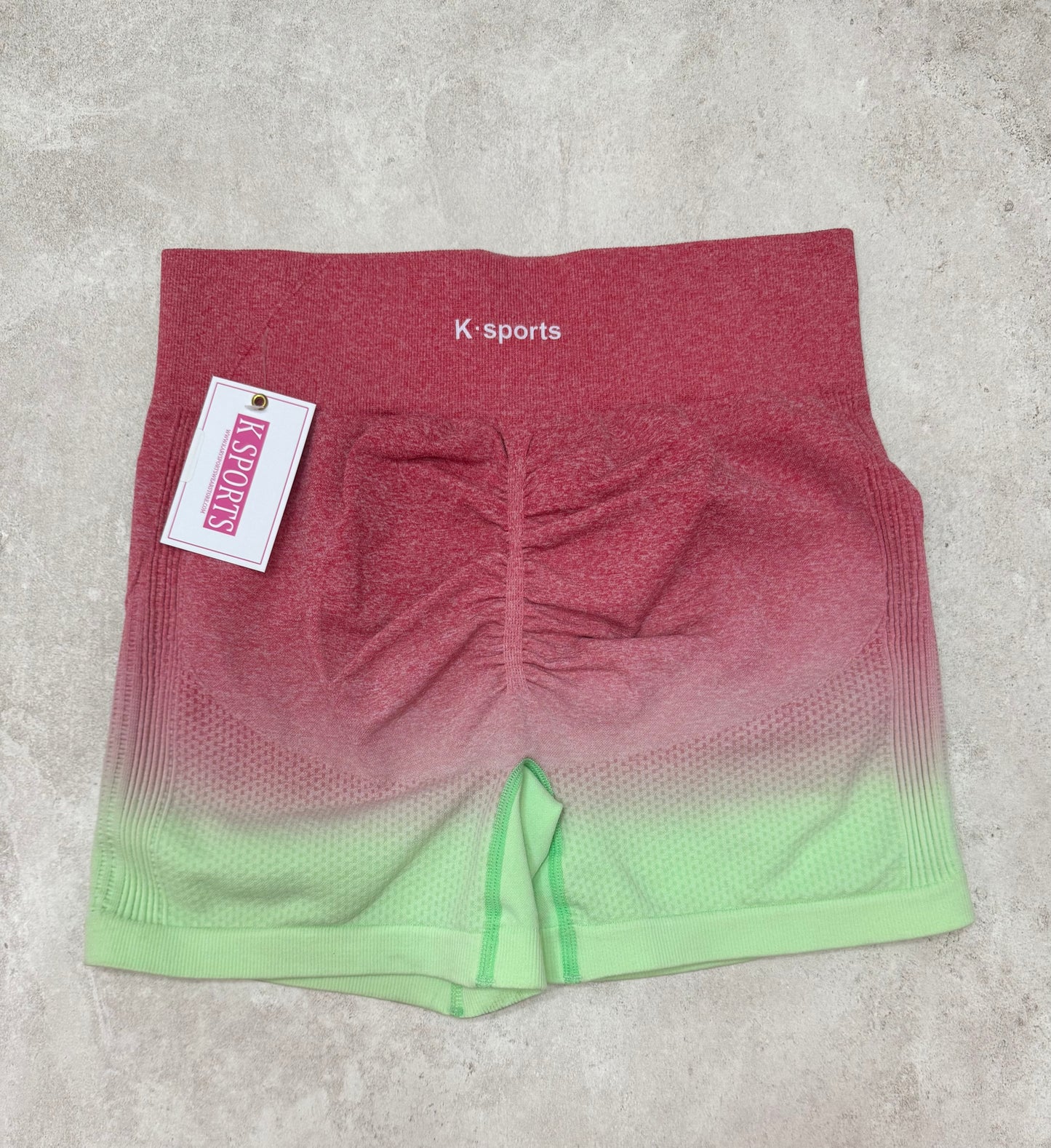 Shorts seamless Triple enfoque - Degradado coral