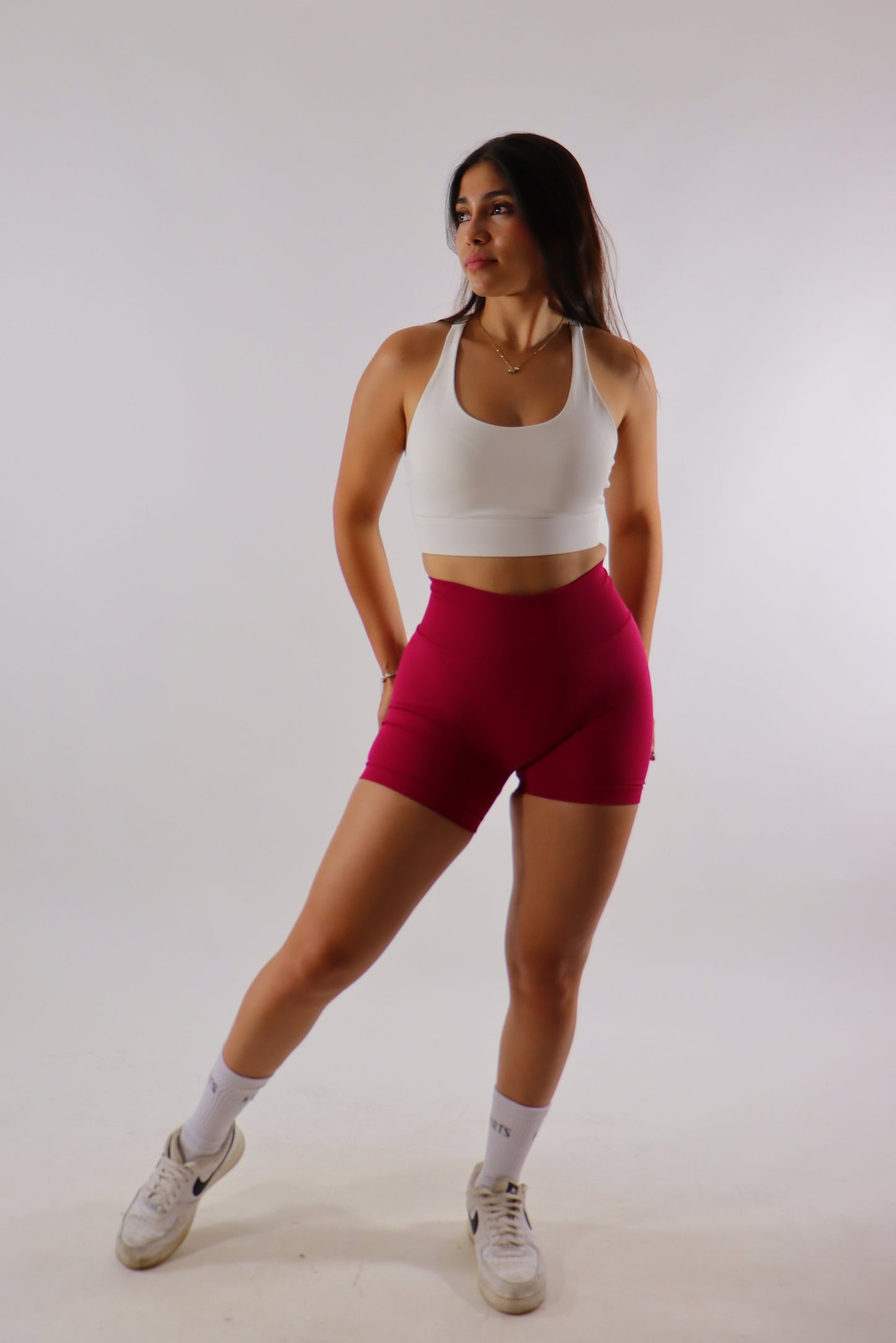 Shorts Seamless peach - Rojo frambuesa