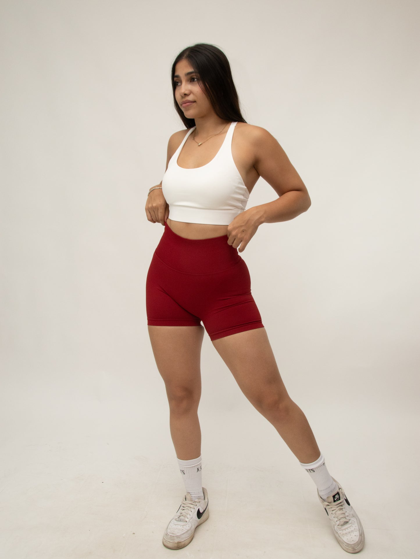 Shorts Seamless peach - Rojo