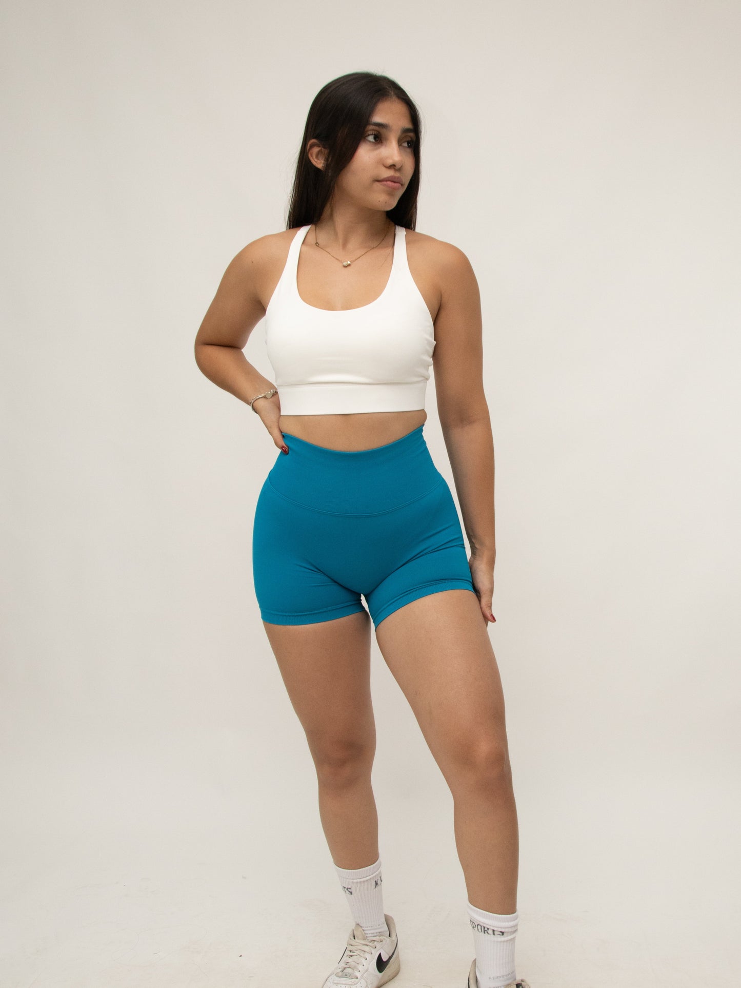 Shorts Seamless peach - Azul