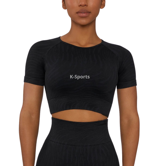 Blusa deportiva Track - Negro