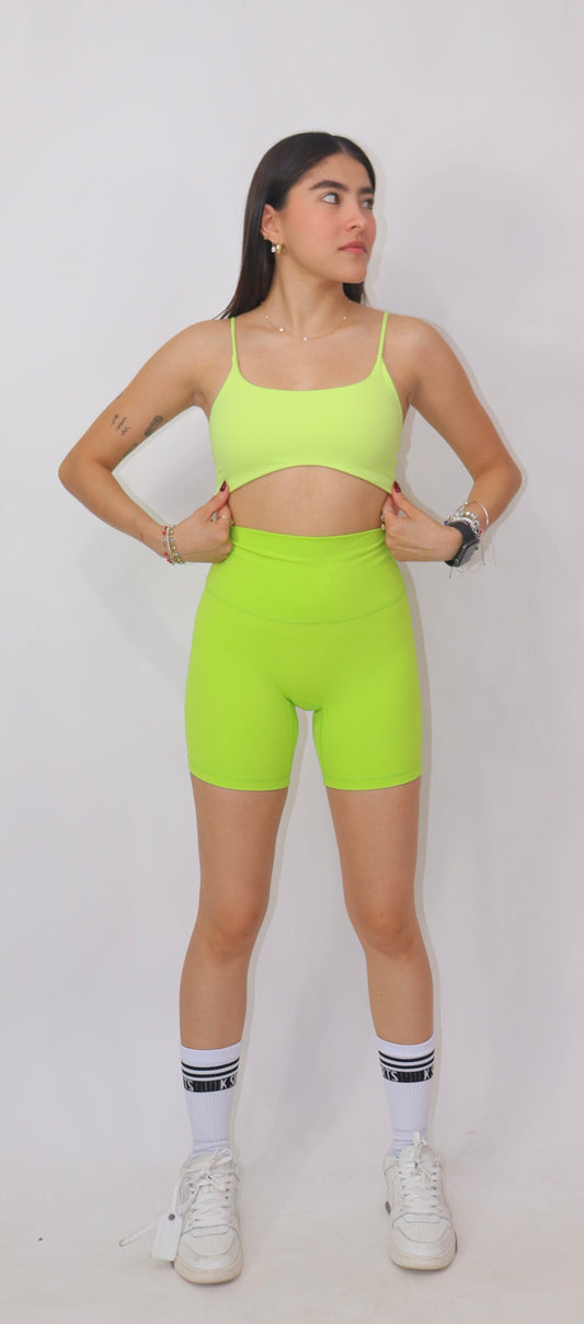 Shorts Bikers Airlift -  Verde limon