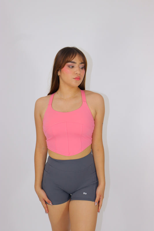 TOP YAMI ACTIVEWEAR -  peach Pink