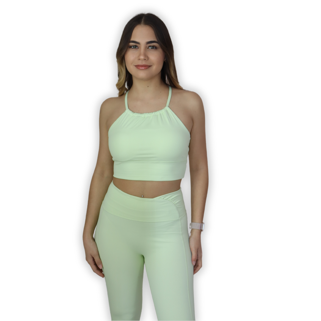 Leggins Valentino - lima pastel