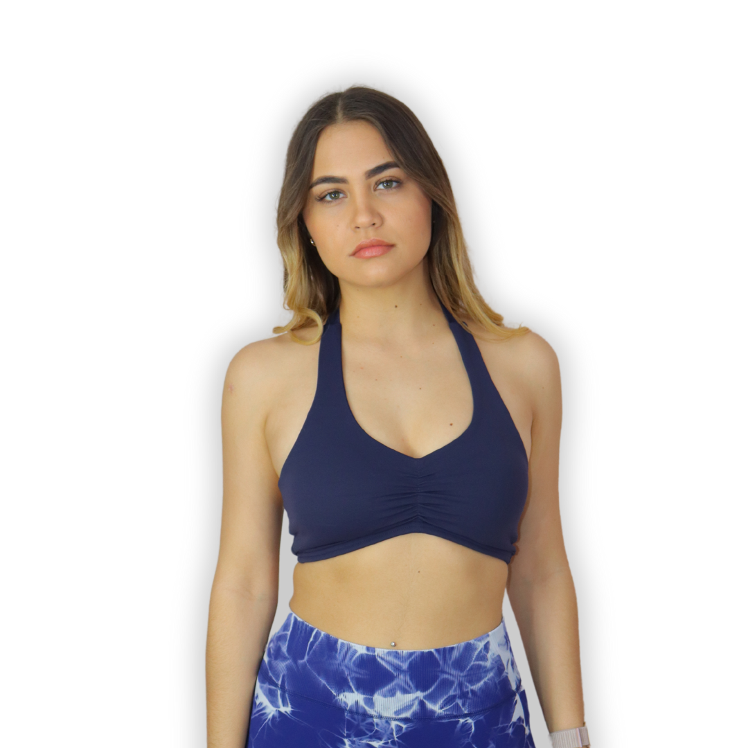 Nami top Halter- Navi Blue