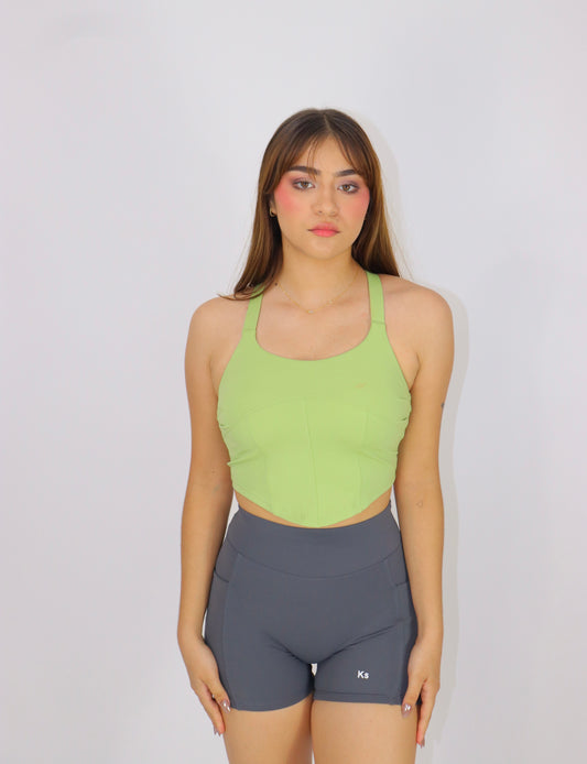 TOP YAMI ACTIVEWEAR - Apple green