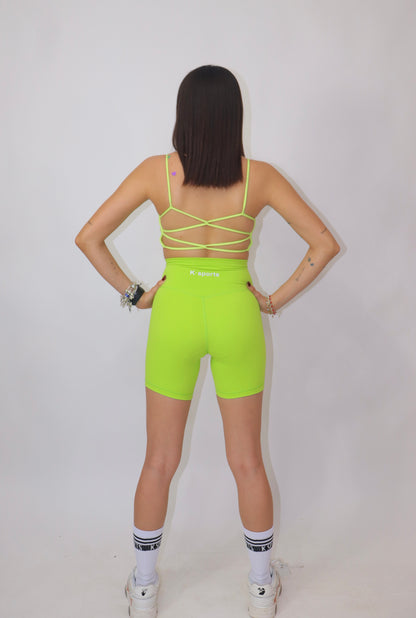 Shorts Bikers Airlift -  Verde limon
