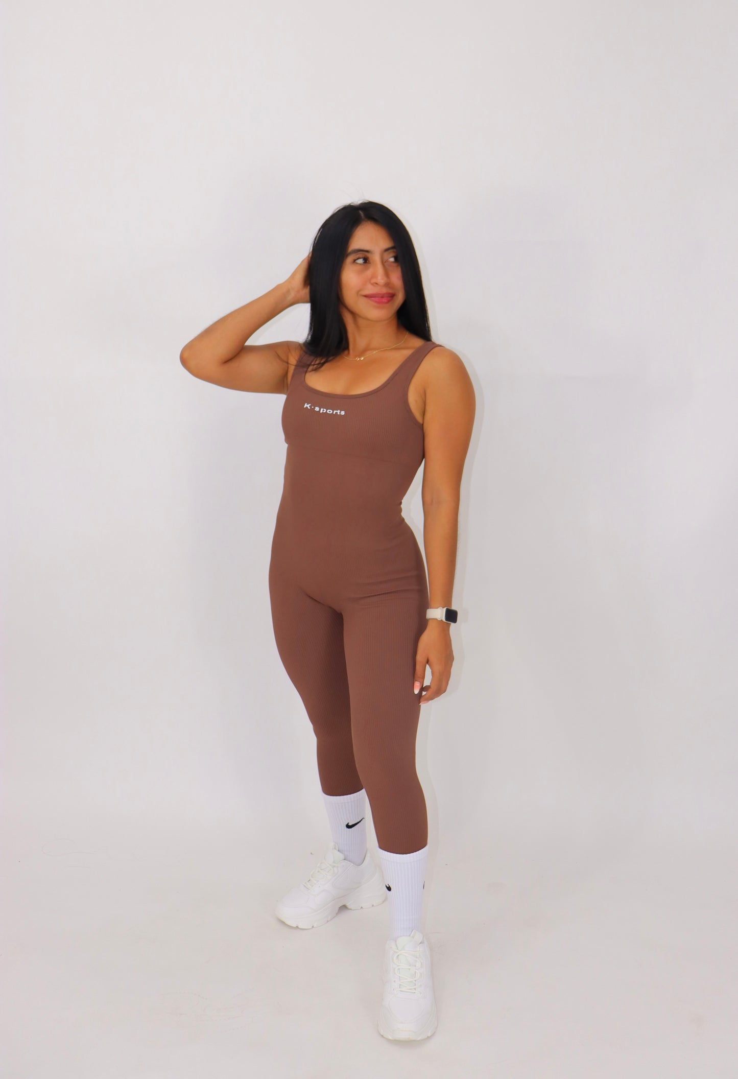 Jumsuit body seamless súper canale  - brown