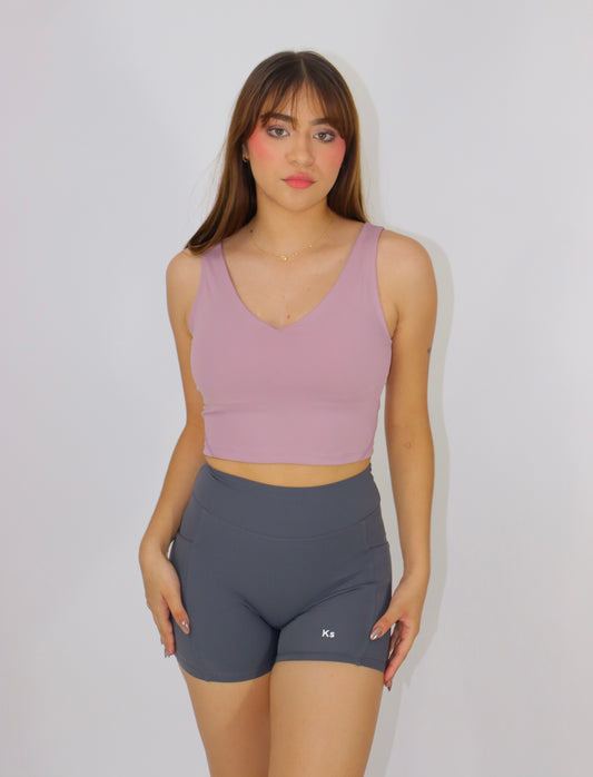 ACTIVEWEAR  YOGA TOP - Rosa