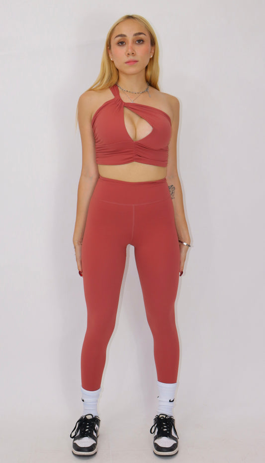 Leggins Rise - Terracota