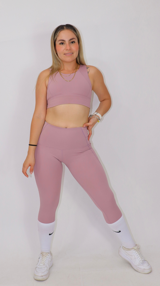 CONJUNTO YOGA STEEL ACTIVEWEAR - NUDE