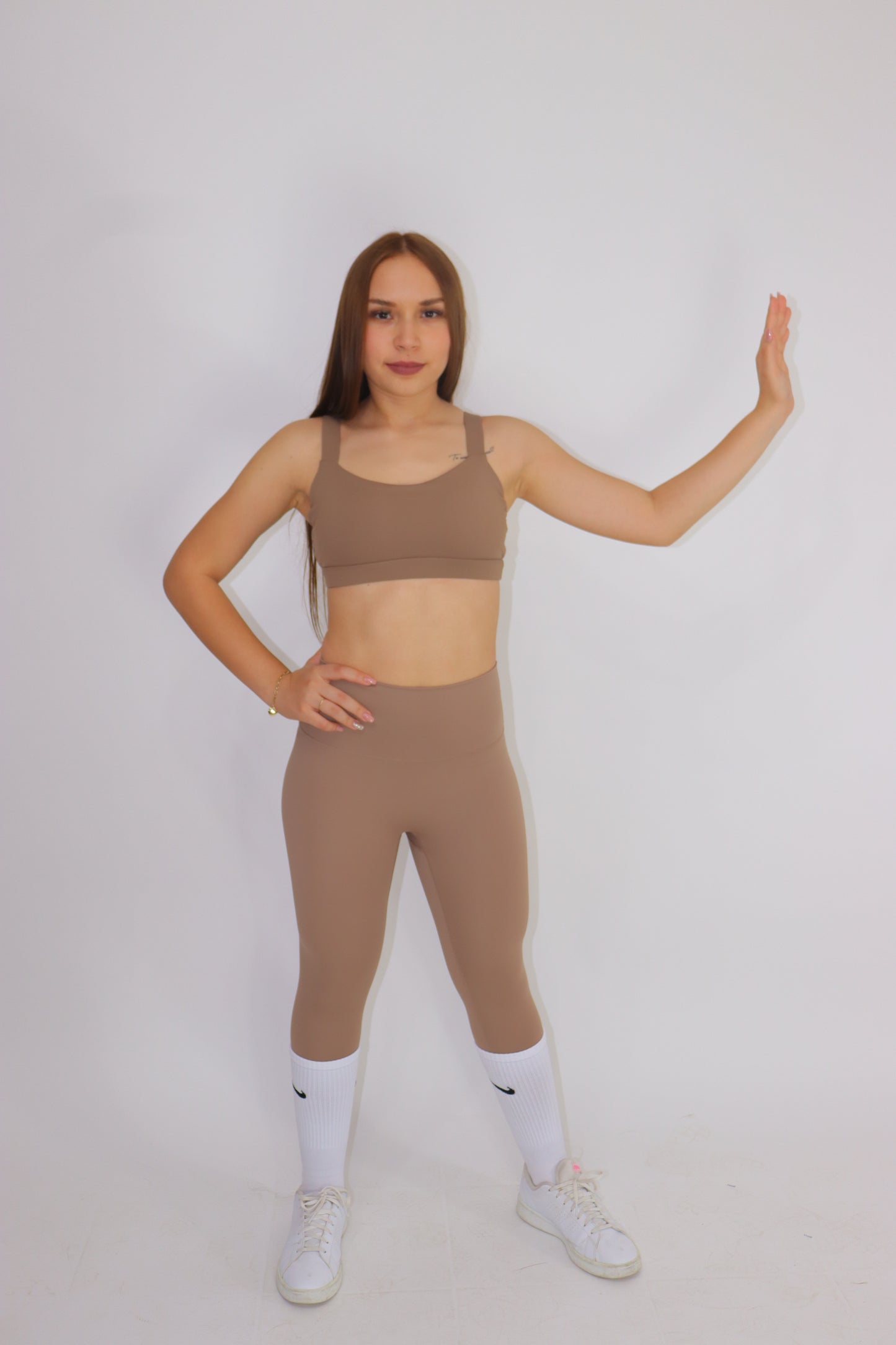 SET SKIN ACTIVEWEAR - Nude Brown