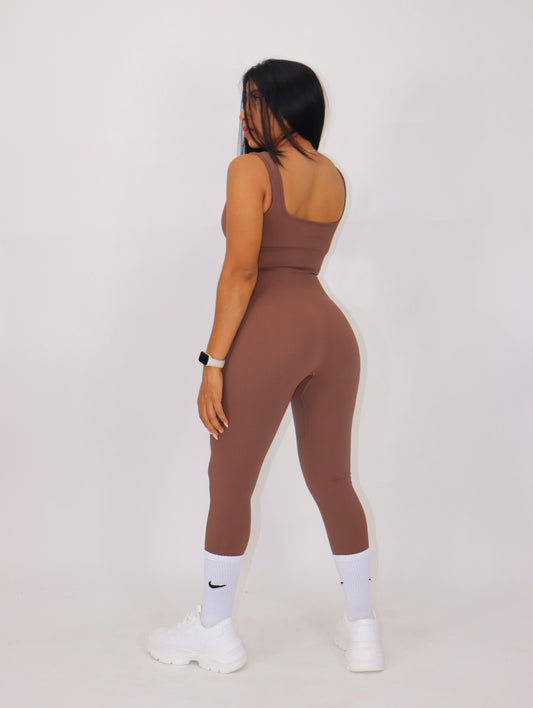 Jumsuit body seamless súper canale  - brown