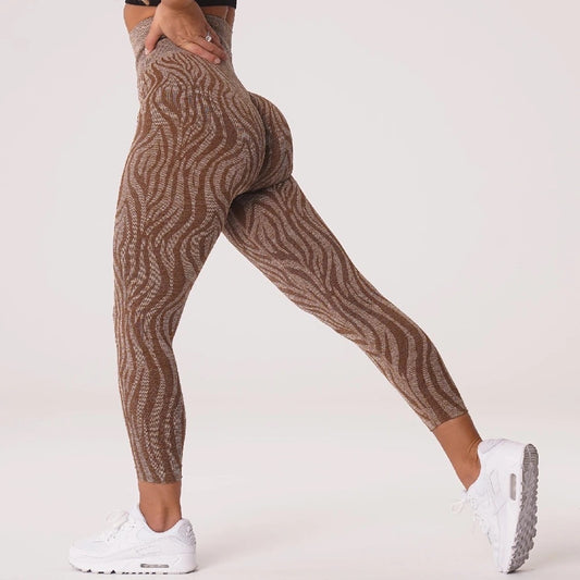 Leggins Animal Seamless- cafe