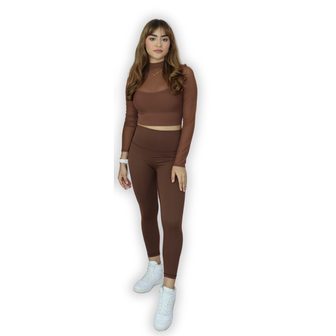 Leggins Valentina - chocolate intenso