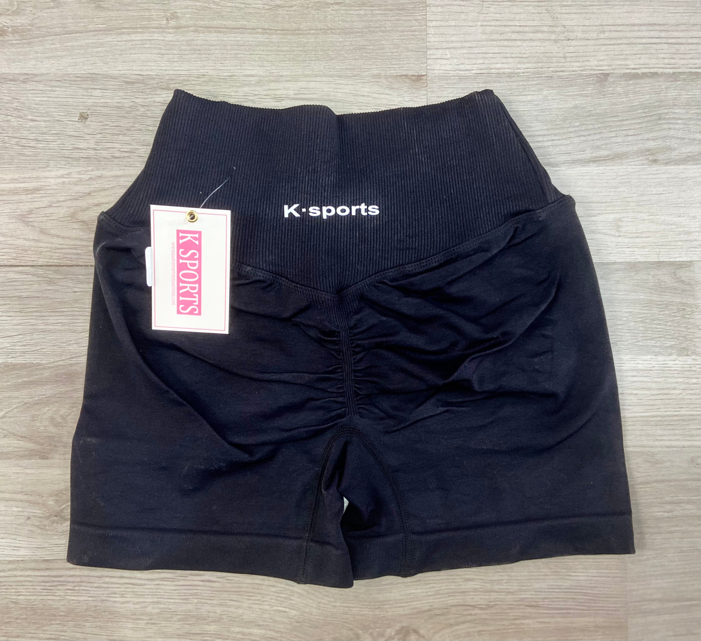 NOVA shorts Seamless corte V - Negro