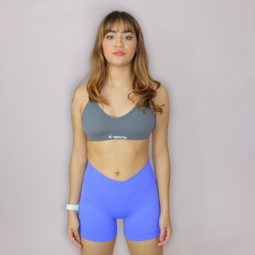 NOVA shorts Seamless corte V - purpura bloom