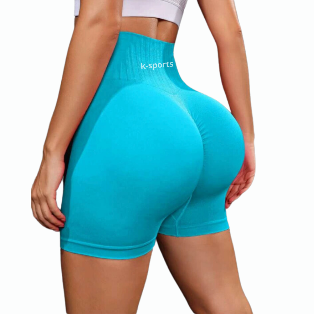 SHORT SEAMLESS CON PUSH UP -Cielo