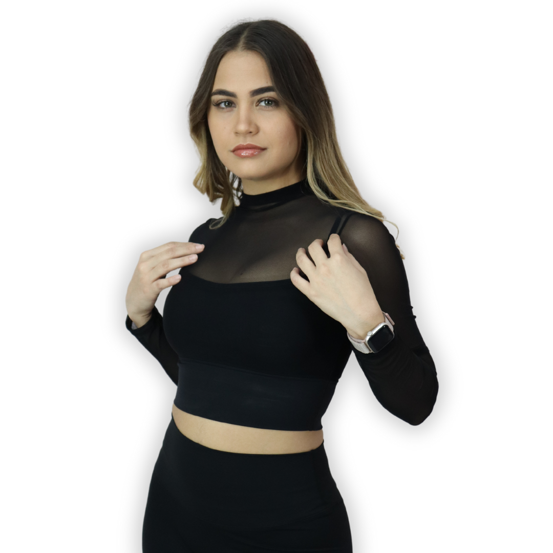 Blusa Valentina - Negro perla