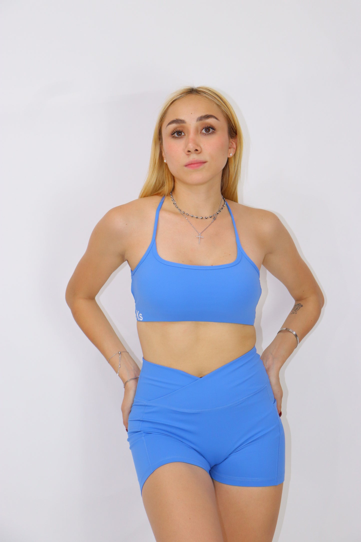 Amelia Set top & short  -  Azul