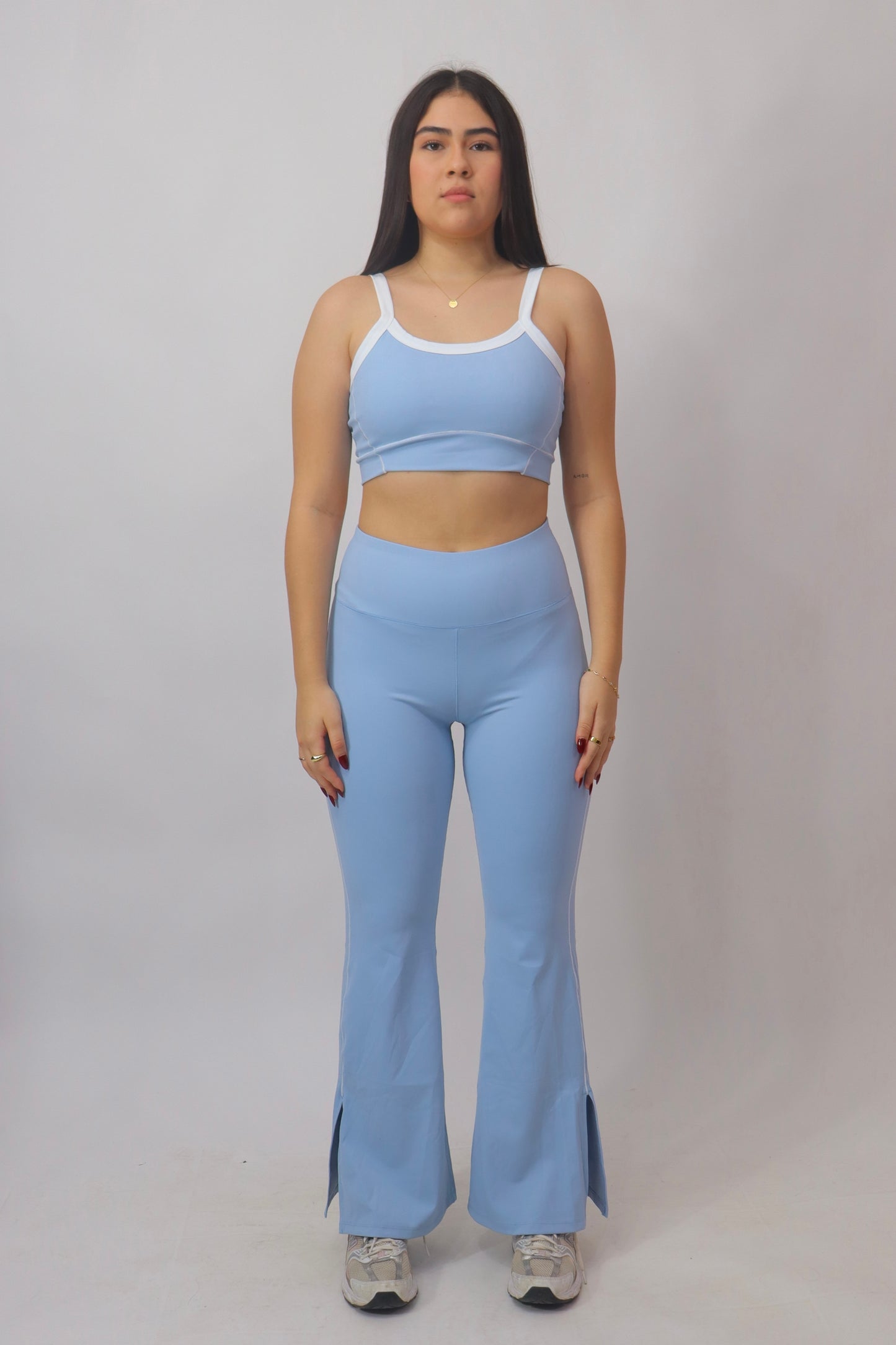 Leggins Flare BT - azul cielo