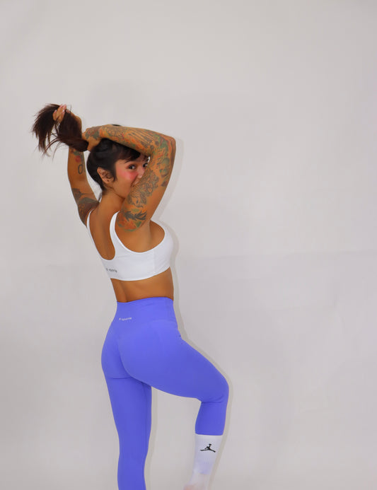 NOVA Leggins Seamless corte V - púrpura