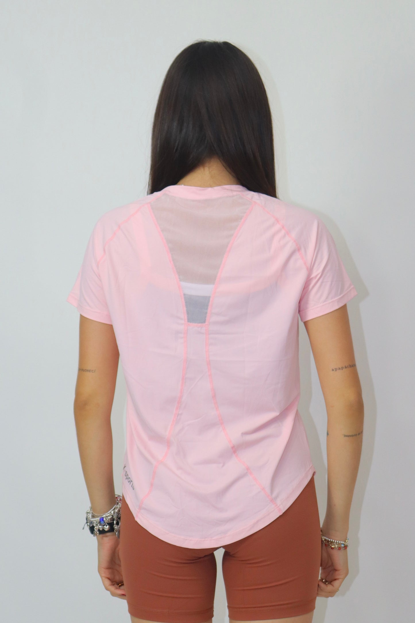 Blusa Rose Mangas - Rosa