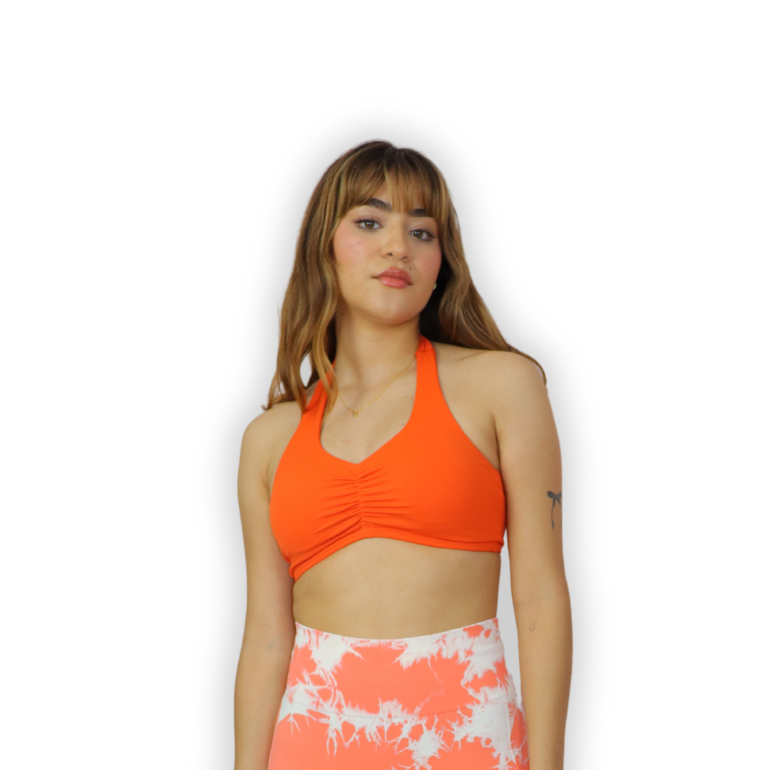 Nami top Halter- Orange intense