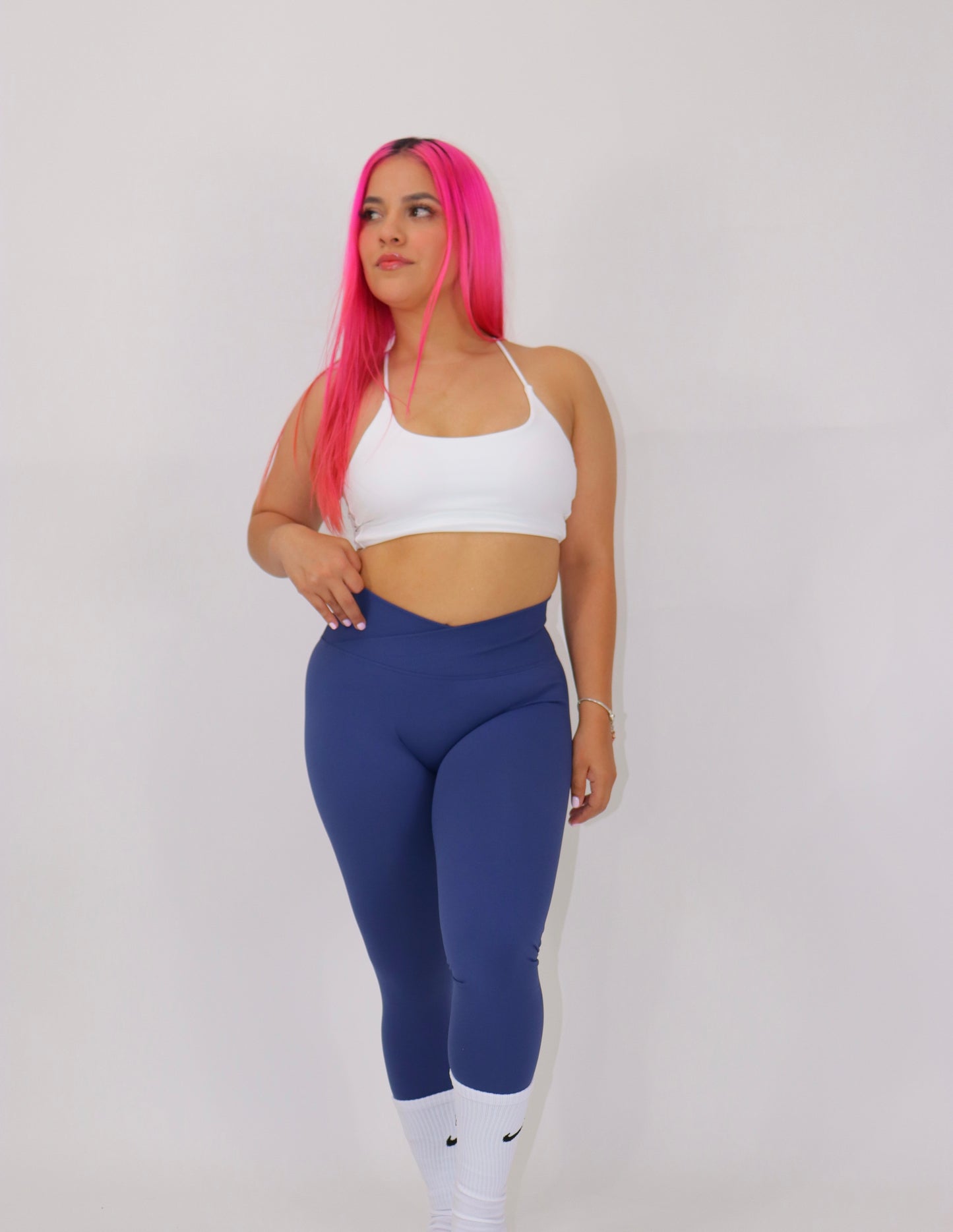 NOVA Leggins Seamless corte V - Marino